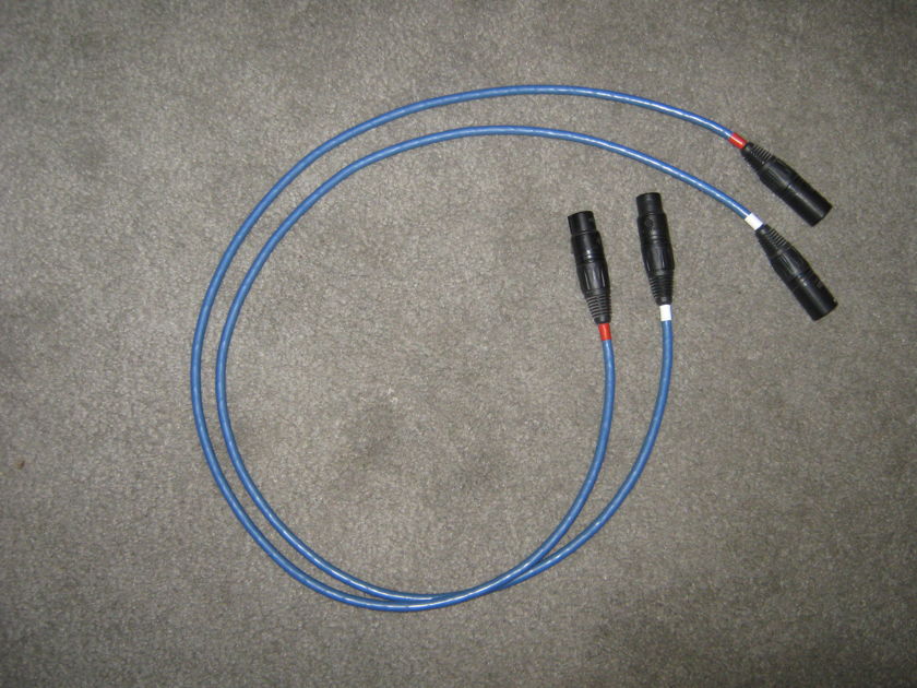 JPS Labs Ultra conductor 2 interconnect cable XLR terminated cables, one meter length