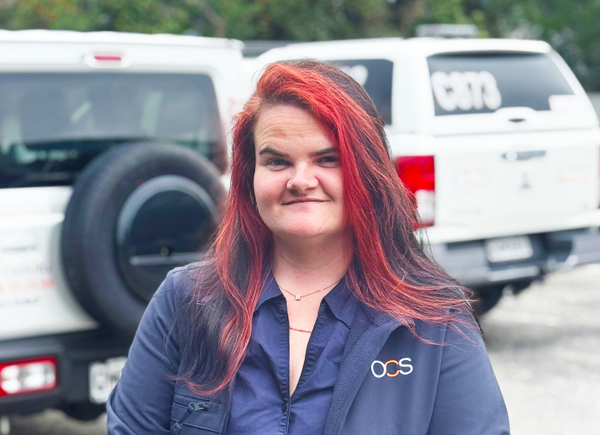 Brittany Gibson in OCS uniform