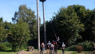 querfeldein hochseilgarten riesenschaukel