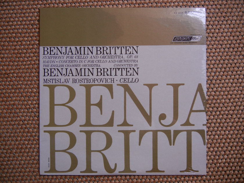 SEALED Benjamin Britten - London CS 6419 Rostropovich