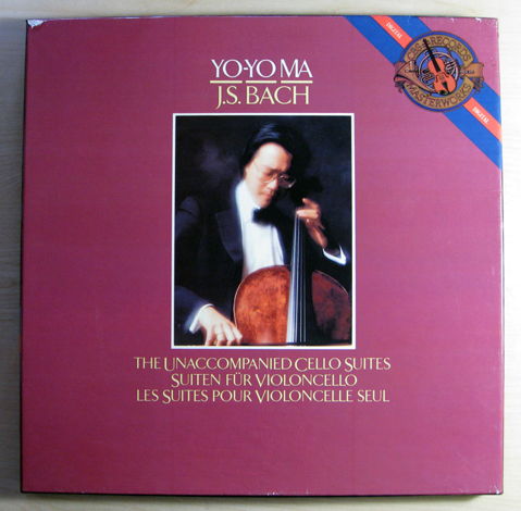 Yo-Yo Ma - J.S. Bach - x3 LP Box Set - 1983 Holland CBS...