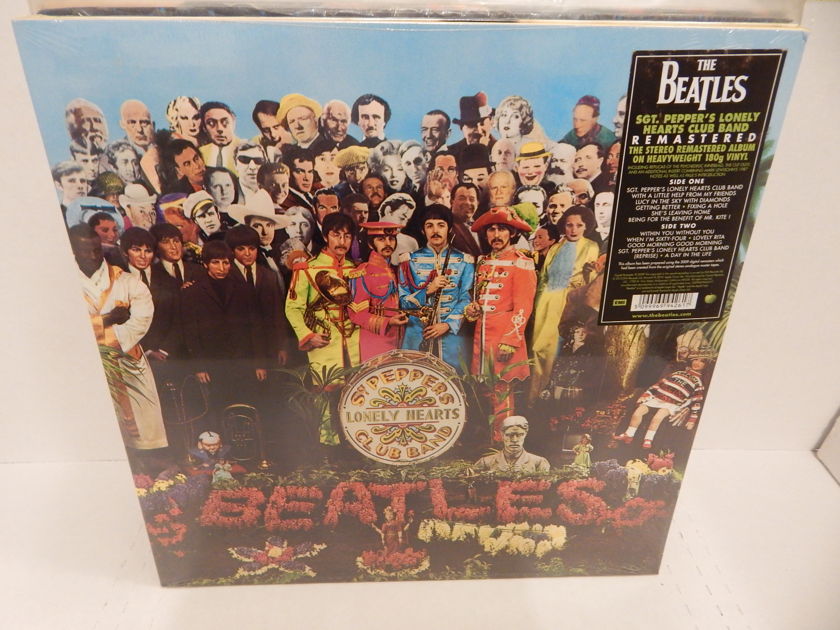 THE BEATLES SGT. PEPPER'S LONELY HEARTS CLUB BAND - 180 Gram Heavy Weight Brand New Factory Sealed & Sticker MINT LP