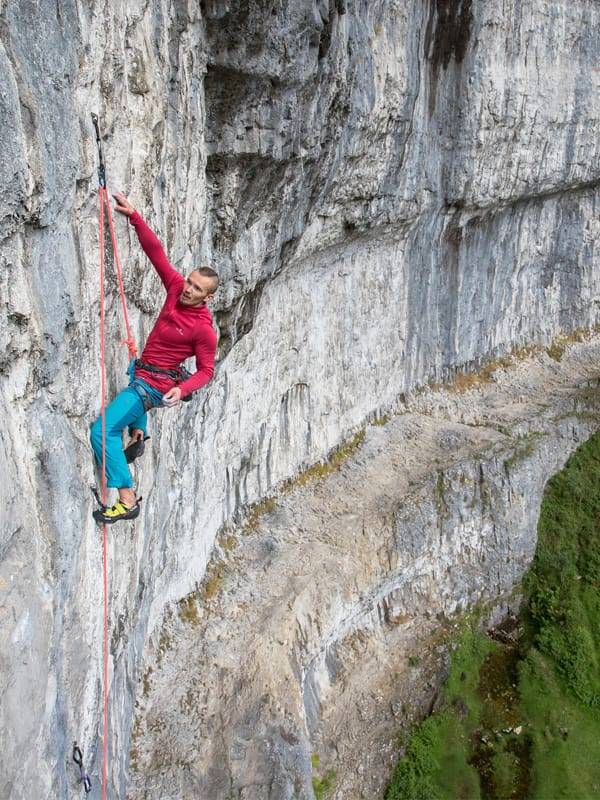 John Thornton climbing