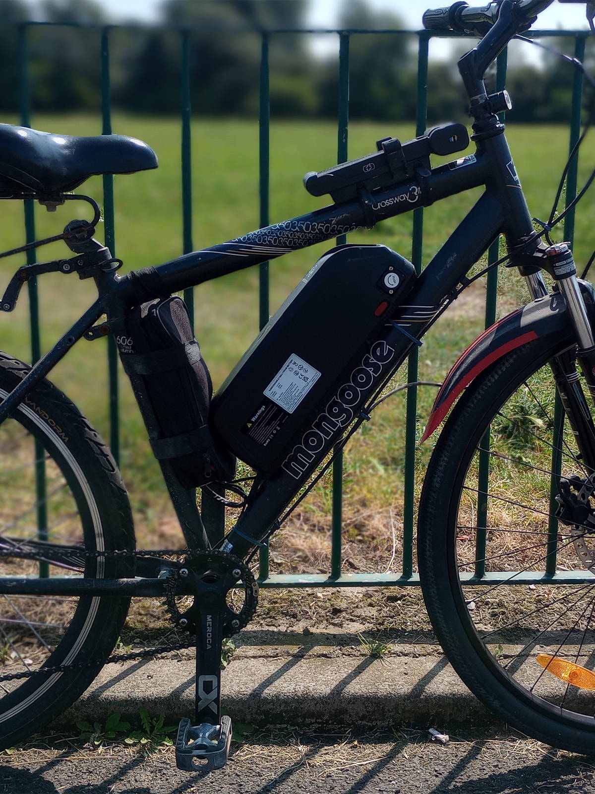 E-Bike conversion kit used on a bike