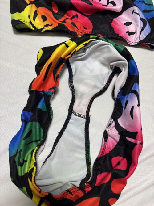 Rainbow Trippy Tube Top Set