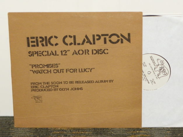Eric Clapton - SPECIAL 12" AOR DISC "Promises" RSO WL p...