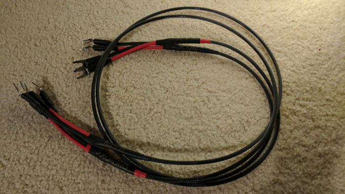 Audience AU24 SE Speaker cable 1.5m spade to spade
