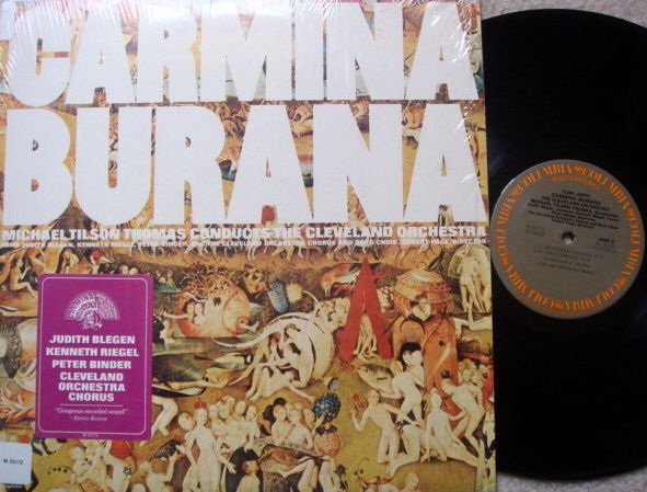 Columbia / TILSON THOMAS, - Carl Orff Carmina Burana, NM!