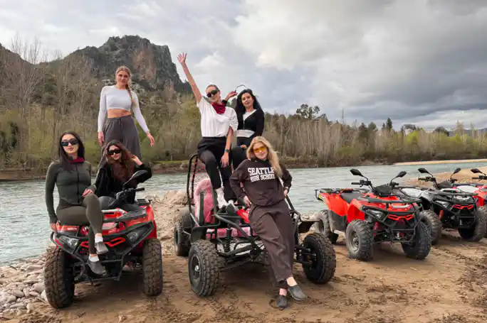 Side: ATV & Zipline Combo w/ Riverside Swimming Break