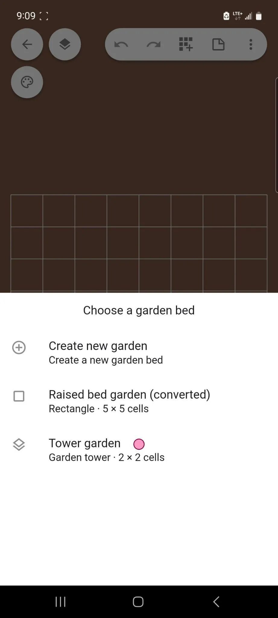 Select a Garden Bed to Add