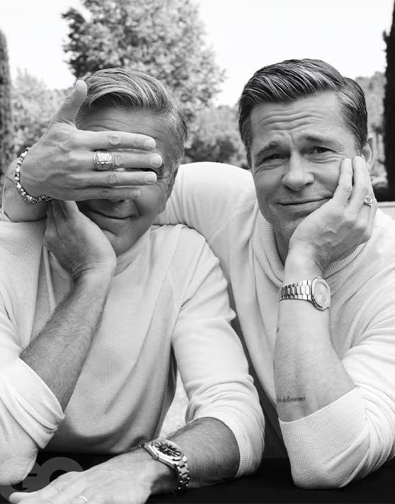 Eli Halili Brad Pitt George Clooney GQ 