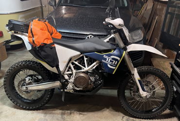 2016 HUSQVARNA 701 ENDURO motorcycle for rent near Arvada, CO
