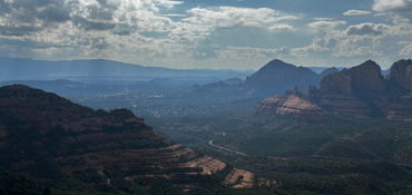 Schnebily hill vista and diamond back gulch  near Sedona, AZ