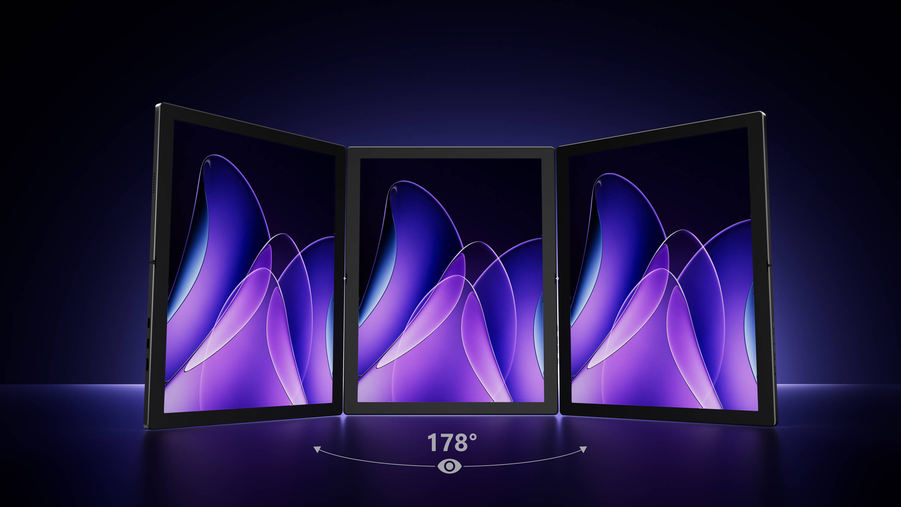 UPERFECT Omega One - 16.3 Inch OLED Flexible Screen 2K Bendable Display Touch Monitor