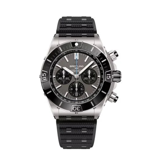 Super Chronomat B01 44 Titanium / Grey / Rubber Rouleaux
