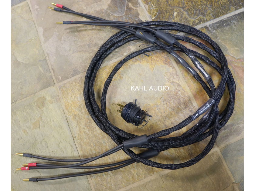 Synergistic Research Atmosphere UEF Level 2 Speaker Cables. 8ft pr w/bananas. $1,300 MSRP