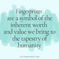 fingerprint quote about their symbolism of worth and value 