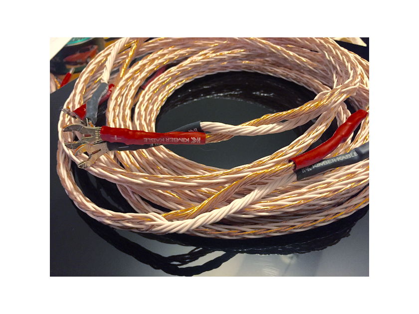 Kimber Kable 8TC Speaker Cable, 10 ft pair Termination: PM25 Standard 1/4" Spades