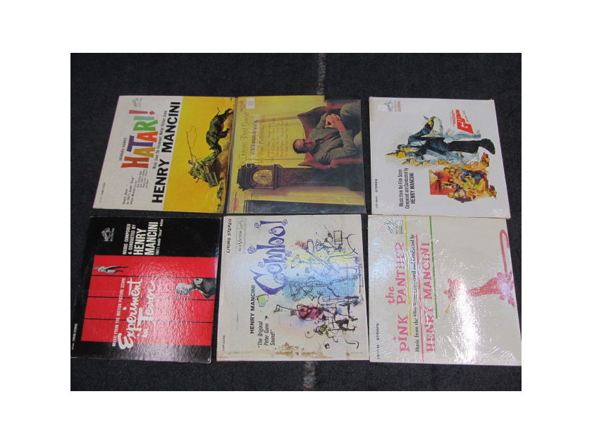 6 Vintage RCA Mancini LPS Absolute Sound, Ex Sound, Ex Quality 1 Mono/5 Stereo/1 Sealed
