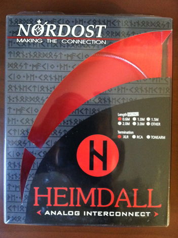 Nordost Hemdal XLR .6M Mono Interconnect