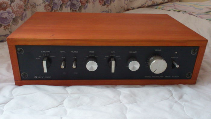 AUDIOCRAFT AC-3001 Audio Craft AC-3001 Preamplifier Rare, tested