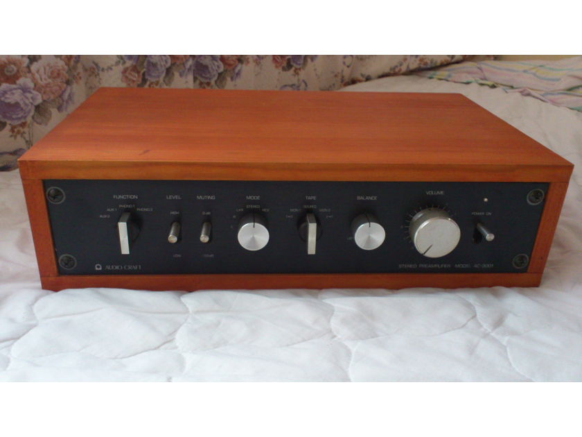 Rare AudioCraft AC-3001 PreAmp