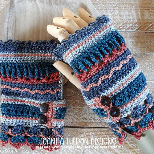 Rustic Boho Fingerless Gloves