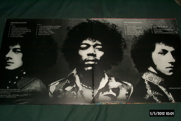 Jimi Hendrix - 2 LP double select are you ex/axis:bold ...