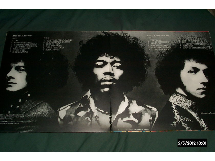Jimi Hendrix - 2 LP double select are you ex/axis:bold as love