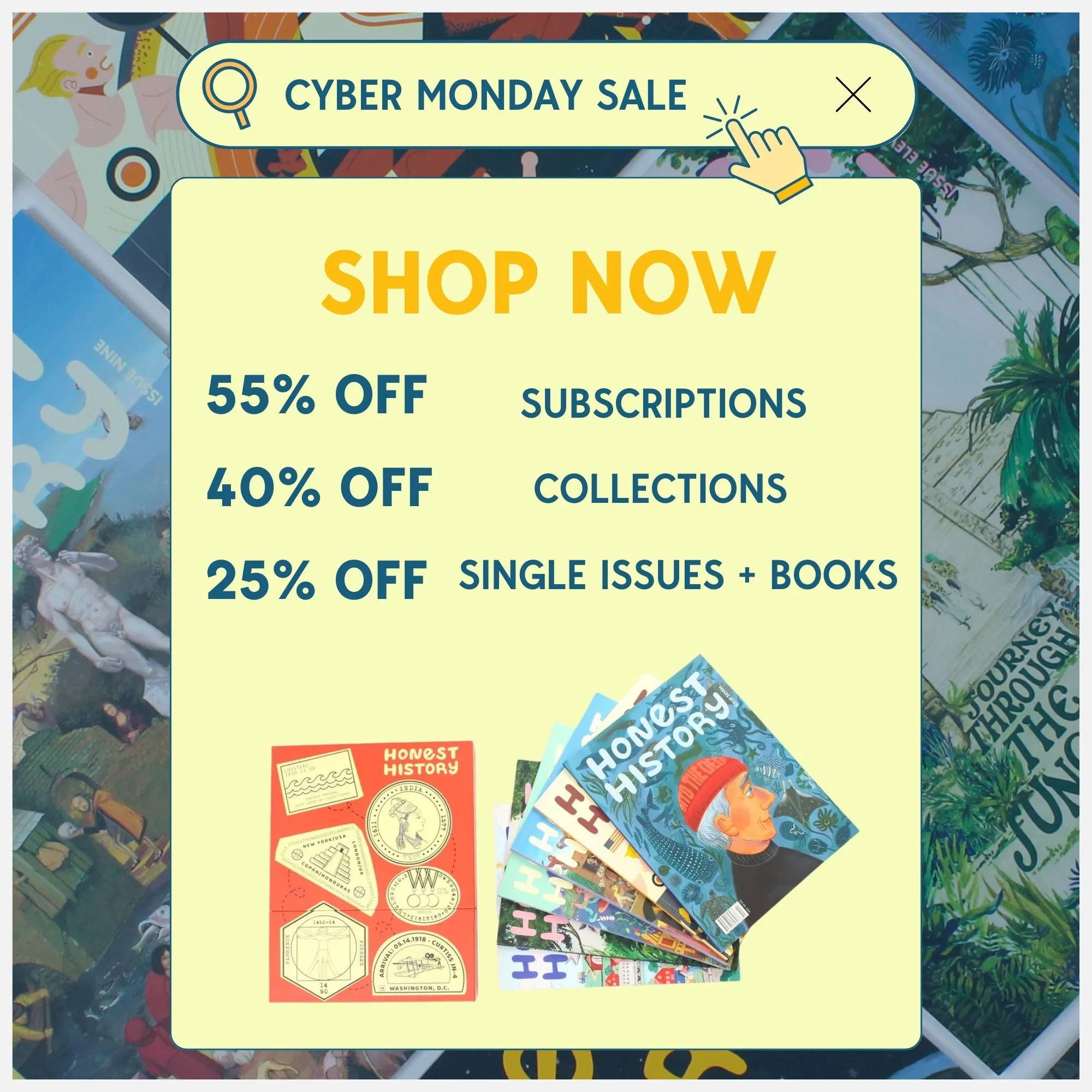 honest history cyber monday sale 2023