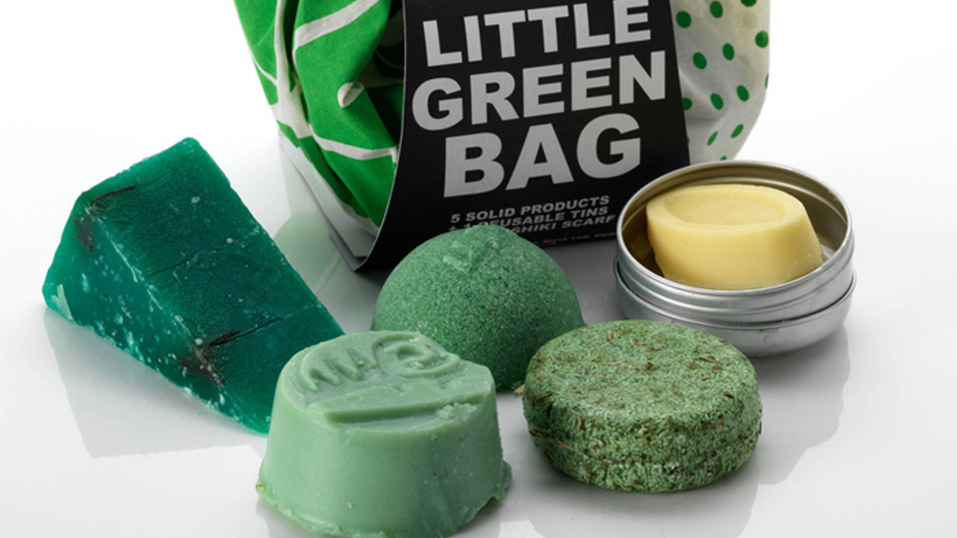 Featured image for The Dieline Package Design Awards 2013: Personal Care & Clothing, 2nd Place - Lush, Little Green Bag 