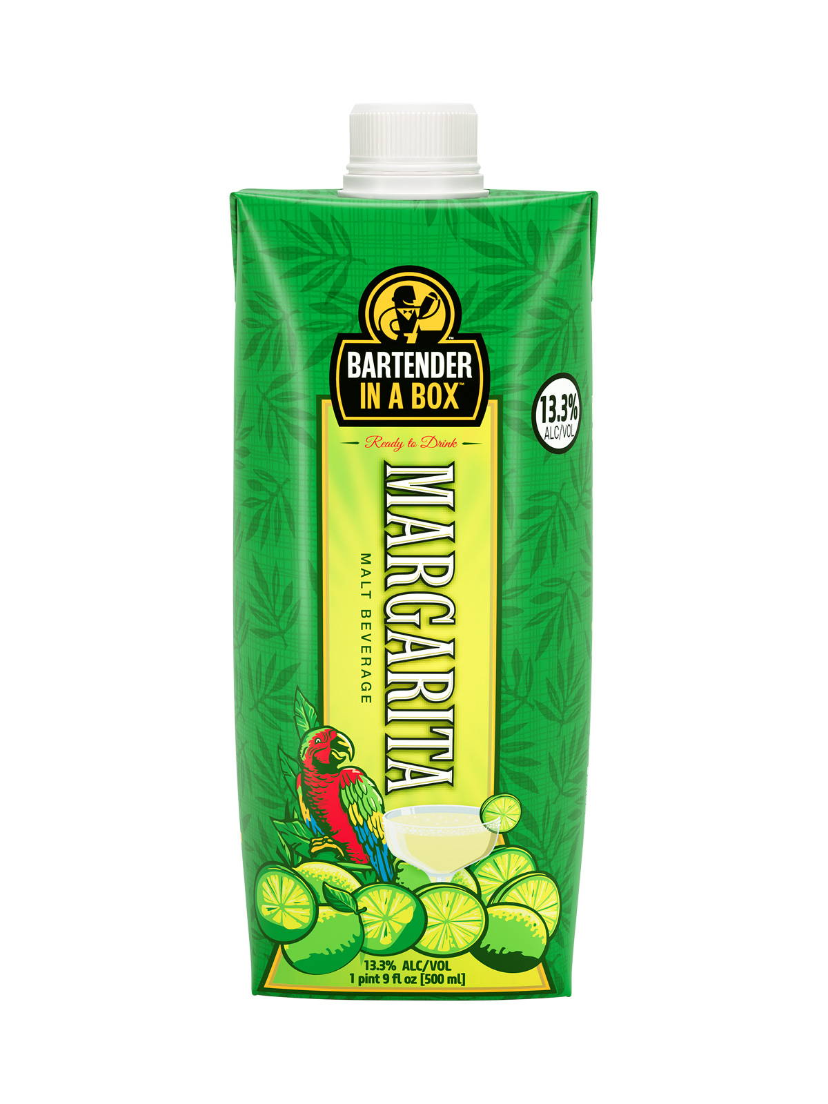 Bartender In A Box Margarita 500ml malt beverage box