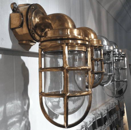 authentic brass ship light - passageway Light