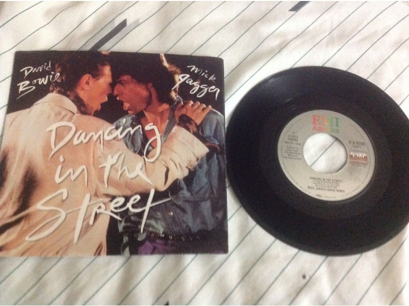 David Bowie Mick Jagger - Dancing In The Street Double Sided Stereo Promo 45 with Picture Sleeve
