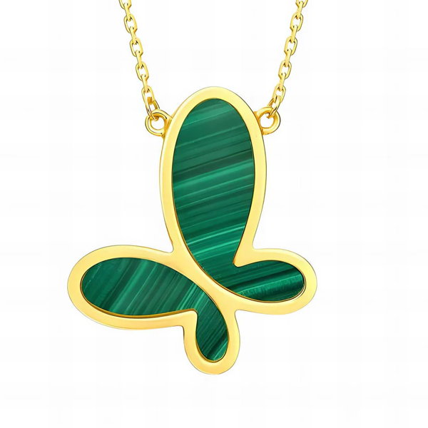 Razoa Jewels Boutique - 18K gold plated Stainless steel Butterfly necklace