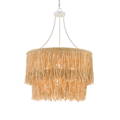 abacca rope chandelier