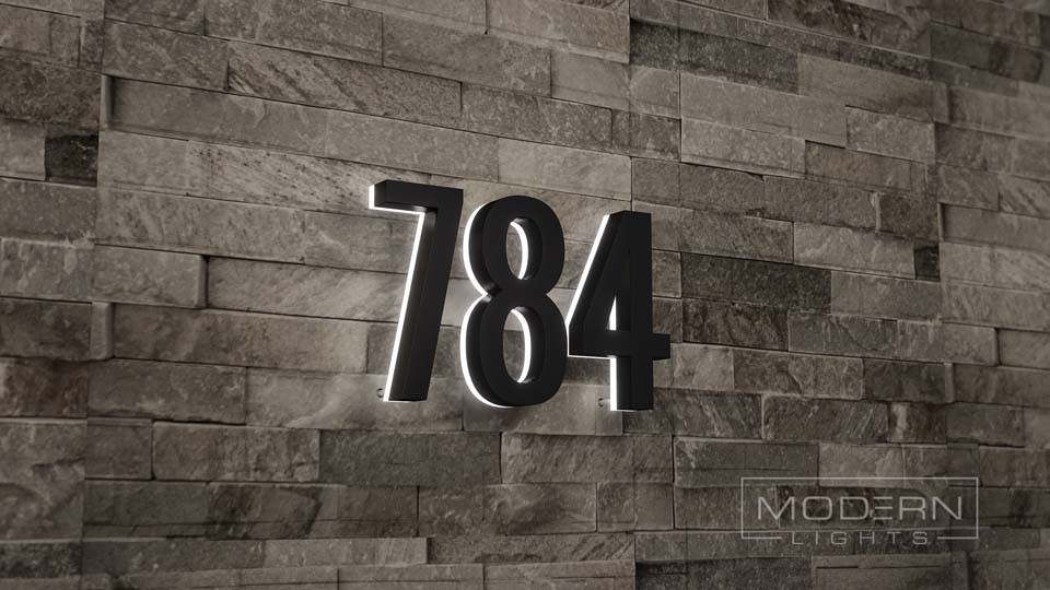 Black address stone