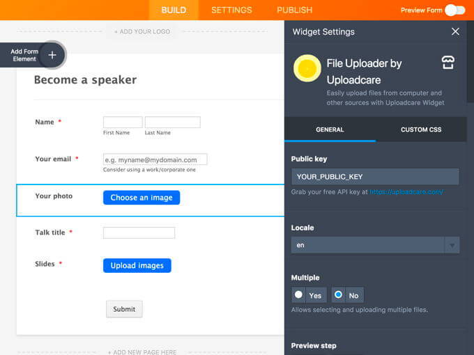 How to upload files to Jotform with Uploadcare in four easy steps ...