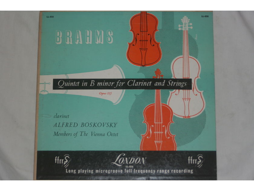 Brahms - Quintet in B Minor for Clarinet and Strings London LL-858