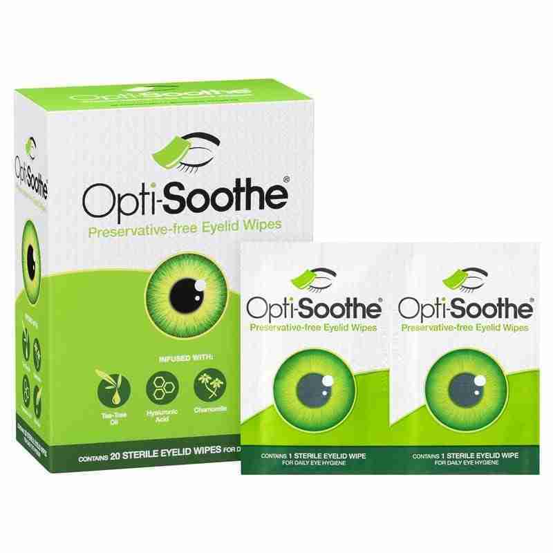Opti-Soothe Eye Lid Wipes 20 Wipes