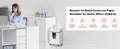 10-Sheet Cross-Cut Shredder 5-minute continuous running 5.5-gallon foldabel handle bin 