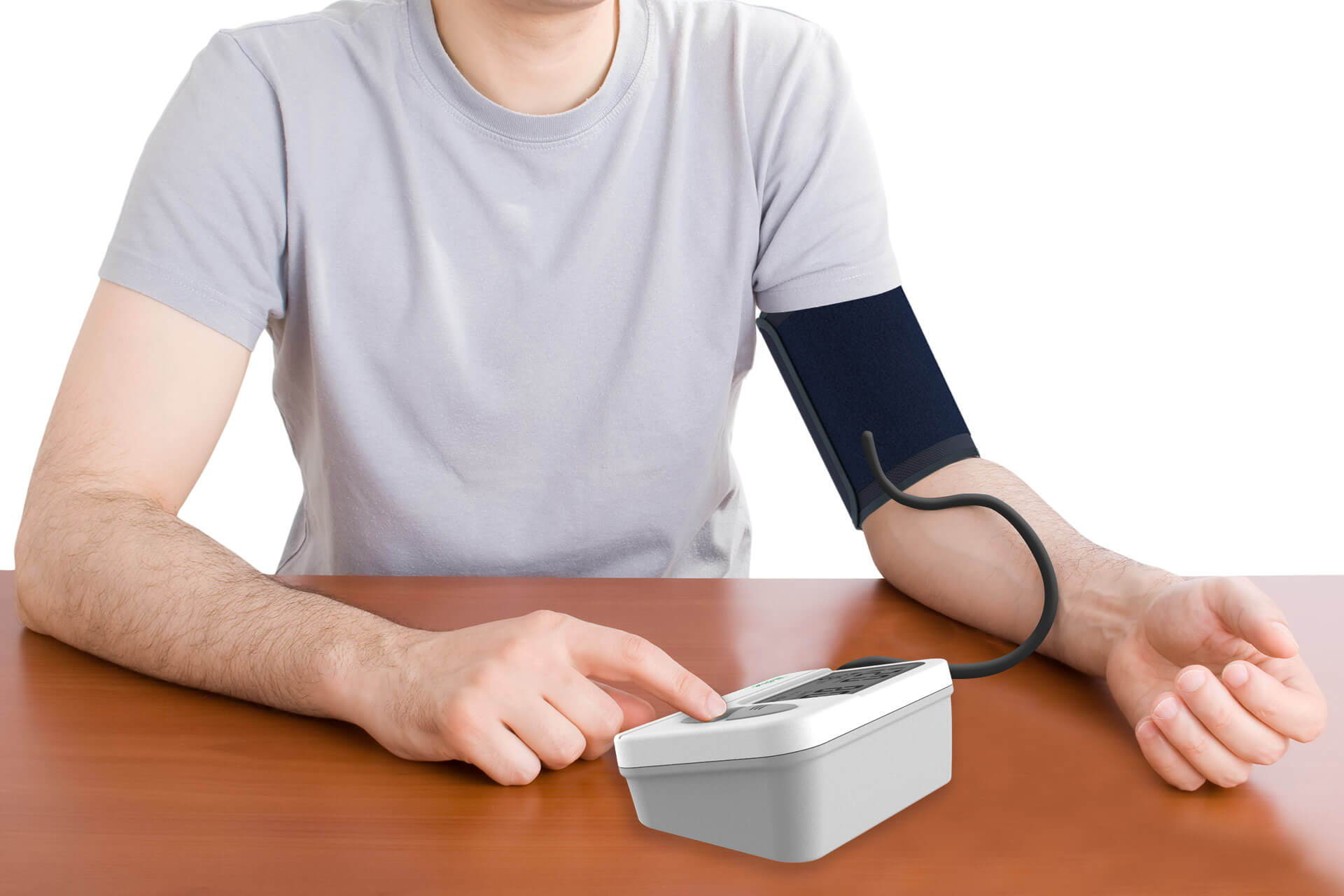 جهاز مراقبة ضغط الدم في أعلى الذراع