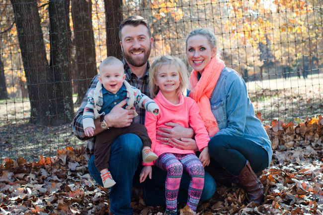 The Moore family, family of the month for December