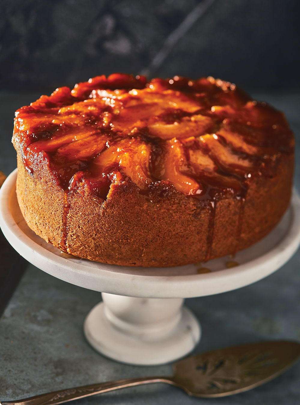 Caramelized Pear Upside-Down Cake | RICARDO