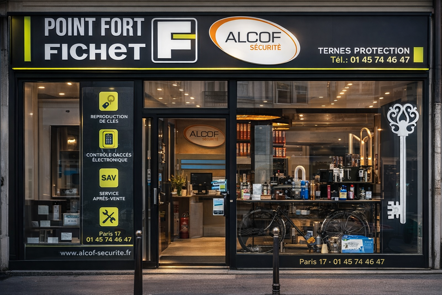 Agence Alcof Sécurité Paris 17ème