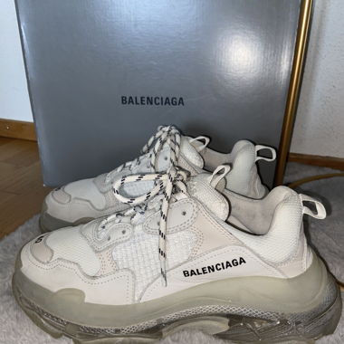 Balenciaga Triple S clear