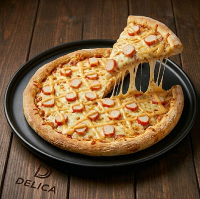 Pizza thanh cua sốt phô mai