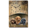 All Hands on Deck Canvas Wrapped Clock by Rosemary Millette