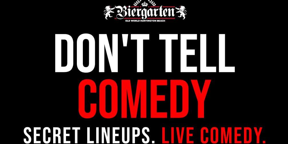 DON’T TELL COMEDY SHOW promotional image