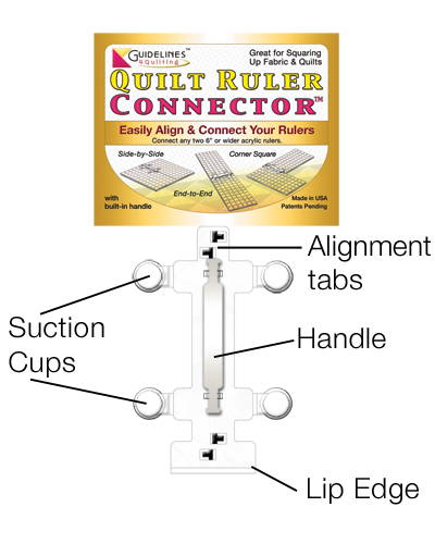 Quilt Ruler Connector by Guidelines4Quilting